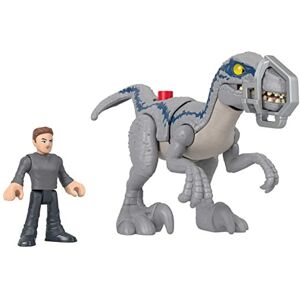 Imaginext Jurassic World Dominion Dinosaur Toy Set with Blue and Owen Grady for Imaginext Jurassic World Dominion Dinosaur Toy Set with Blue and Owen Grady for