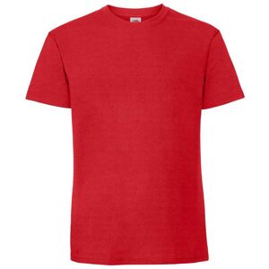 (L, Red) Fruit Of The Loom Mens Ringspun Premium T-Shirt (L, Red) Fruit Of The Loom Mens Ringspun Premium T-Shirt
