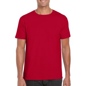 (M, Cherry Red) Gildan Mens Soft Style Ringspun T Shirt (M, Cherry Red) Gildan Mens Soft Style Ringspun T Shirt
