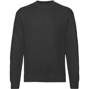 (M, Black) Fruit Of The Loom Mens Classic Drop Shoulder Sweatshirt (M, Black) Fruit Of The Loom Mens Classic Drop Shoulder Sweatshirt