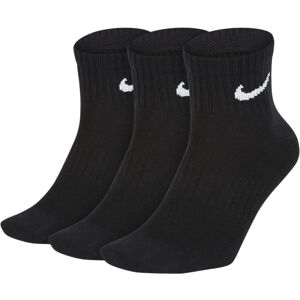 (Black, Small) Nike Dry Cushion Everyday 3 Pairs Ankle Socks (Black, Small) Nike Dry Cushion Everyday 3 Pairs Ankle Socks