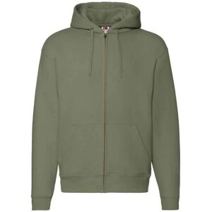 (S, Classic Olive) Fruit of the Loom Unisex Adult Premium Full Zip Hoodie (S, Classic Olive) Fruit of the Loom Unisex Adult Premium Full Zip Hoodie