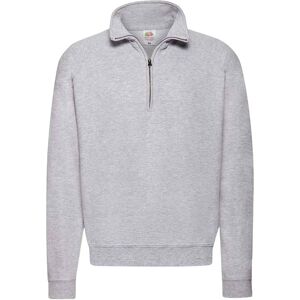 (XXL, Heather Grey) Fruit of the Loom Adults Unisex Classic Zip Neck Sweatshirt (XXL, Heather Grey) Fruit of the Loom Adults Unisex Classic Zip Neck Sweatshirt