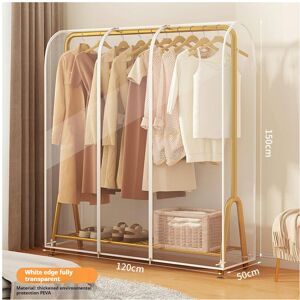 Collin Home (120*50*150 (all transparent)) High -Quality Jelly Rack Dust Cover Home Use Dust Collin Home (120*50*150 (all transparent)) High -Quality Jelly Rack Dust Cover Home Use Dust