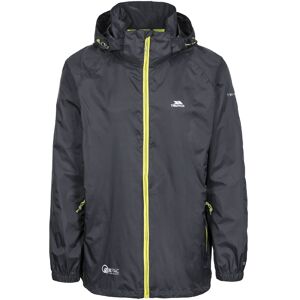 (L, Black) Trespass Qikpac X Unisex Packaway Jacket (L, Black) Trespass Qikpac X Unisex Packaway Jacket