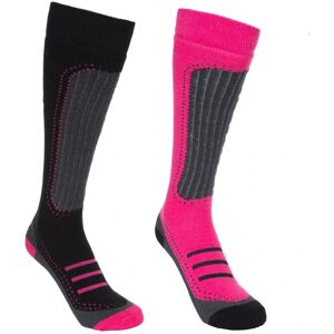 (3/6, Cassis/black) Trespass Womens/Ladies Janus II Ski Socks (Pack Of 2) (3/6, Cassis/black) Trespass Womens/Ladies Janus II Ski Socks (Pack Of 2)