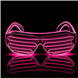 Unbranded LED Shutter Glasses EL Neon Flashing Blink Funny Sunglasses Bar Party Unbranded LED Shutter Glasses EL Neon Flashing Blink Funny Sunglasses Bar Party
