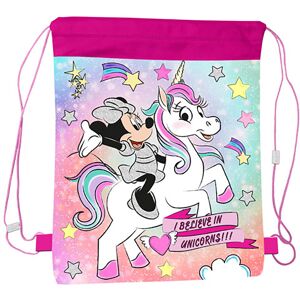 Disney Minnie Mouse Unicorns Drawstring Bag Pull String P.E. Gym School Disney Minnie Mouse Unicorns Drawstring Bag Pull String P.E. Gym School