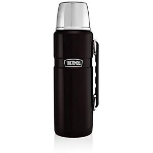 Thermos 190754 Stainless King Flask, Stainless Steel, Matt Black, 1.2 L Thermos 190754 Stainless King Flask, Stainless Steel, Matt Black, 1.2 L