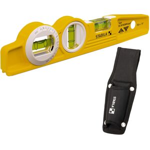 Stabila 16670/0 25 cm"Torpedo Type 81 SV REM W360" Spirit Level with Bag - Yello Stabila 16670/0 25 cm"Torpedo Type 81 SV REM W360" Spirit Level with Bag - Yello
