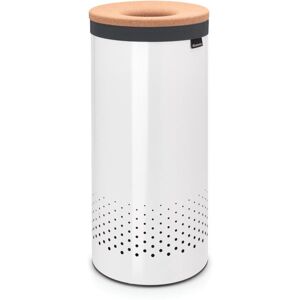 Brabantia - Laundry Bin - Cork Lid - Portable Laundry Bag Inside - Quick-drop Op Brabantia - Laundry Bin - Cork Lid - Portable Laundry Bag Inside - Quick-drop Op