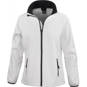 (XS, White/ Black) Result Womens/Ladies Core Printable Softshell Jacket (XS, White/ Black) Result Womens/Ladies Core Printable Softshell Jacket