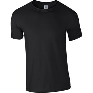 (M, Black) Gildan Mens Short Sleeve Soft-Style T-Shirt (M, Black) Gildan Mens Short Sleeve Soft-Style T-Shirt