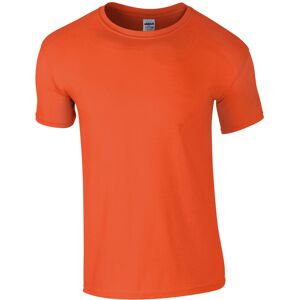 (4XL, Orange) Gildan Mens Short Sleeve Soft-Style T-Shirt (4XL, Orange) Gildan Mens Short Sleeve Soft-Style T-Shirt