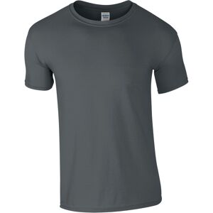 (L, Charcoal) Gildan Mens Short Sleeve Soft-Style T-Shirt (L, Charcoal) Gildan Mens Short Sleeve Soft-Style T-Shirt