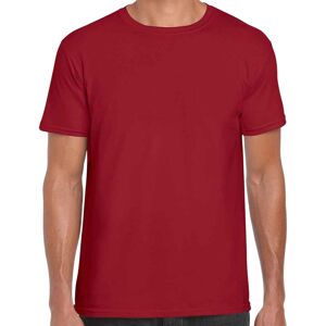(M, Cardinal Red) Gildan Mens Short Sleeve Soft-Style T-Shirt (M, Cardinal Red) Gildan Mens Short Sleeve Soft-Style T-Shirt