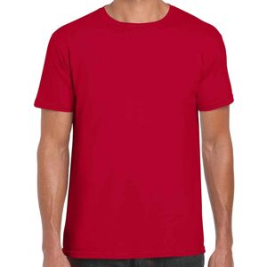 (M, Cherry Red) Gildan Mens Short Sleeve Soft-Style T-Shirt (M, Cherry Red) Gildan Mens Short Sleeve Soft-Style T-Shirt
