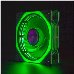 Unbranded (Black Spider Star Light Green Lantern) Chassis Fan 12cm Double -Sided Light -Em Unbranded (Black Spider Star Light Green Lantern) Chassis Fan 12cm Double -Sided Light -Em