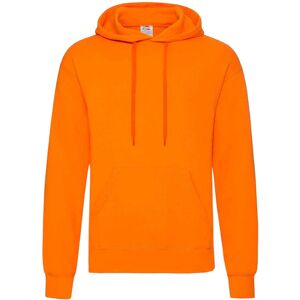 (XXL, Orange) Fruit Of The Loom Unisex Adults Classic Hooded Sweatshirt (XXL, Orange) Fruit Of The Loom Unisex Adults Classic Hooded Sweatshirt