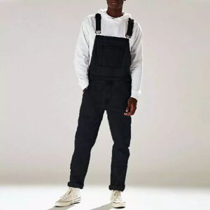 Unbranded (M, Black) Mens Suspender Denim Bib Jeans Pants Dungarees Pocket Workwear Jumpsu Unbranded (M, Black) Mens Suspender Denim Bib Jeans Pants Dungarees Pocket Workwear Jumpsu
