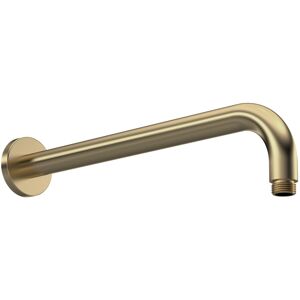 Balterley Round Wall Mount Shower Arm - 345mm - Brushed Brass Balterley Round Wall Mount Shower Arm - 345mm - Brushed Brass