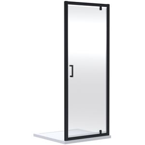 Balterley Ruwa 6mm Toughened Safety Glass Reversible Pivot Shower Door - 1900 x 800mm - Ma Balterley Ruwa 6mm Toughened Safety Glass Reversible Pivot Shower Door - 1900 x 800mm - Ma