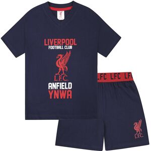(Navy Blue, 8-9 Years) Liverpool FC Official Football Gift Boys Short Pyjamas (Navy Blue, 8-9 Years) Liverpool FC Official Football Gift Boys Short Pyjamas