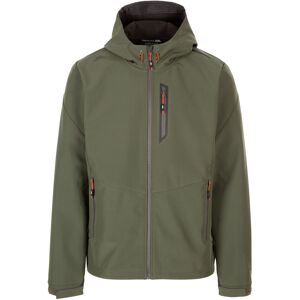 (L, Ivy) Trespass Mens Marlon Soft Shell Jacket (L, Ivy) Trespass Mens Marlon Soft Shell Jacket