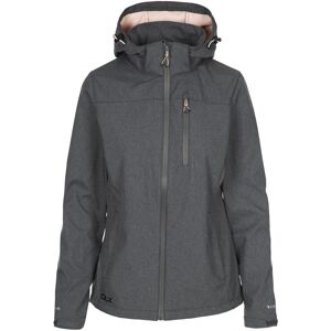 (L, Dark Grey/Blush Marl) Trespass Womens/Ladies Claren II Waterproof Softshell (L, Dark Grey/Blush Marl) Trespass Womens/Ladies Claren II Waterproof Softshell