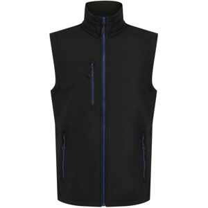 (XL, Black/New Royal) Regatta Mens Navigate Softshell 2 Layer Body Warmer (XL, Black/New Royal) Regatta Mens Navigate Softshell 2 Layer Body Warmer