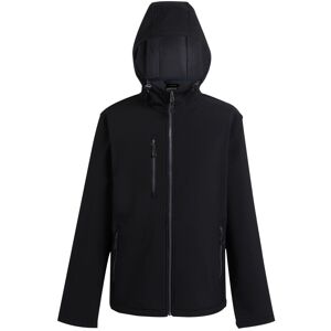 (S, Black/Seal Grey) Regatta Mens Navigate 2 Layer Soft Shell Jacket (S, Black/Seal Grey) Regatta Mens Navigate 2 Layer Soft Shell Jacket