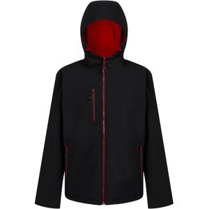 (M, Black/Classic Red) Regatta Mens Navigate 2 Layer Soft Shell Jacket (M, Black/Classic Red) Regatta Mens Navigate 2 Layer Soft Shell Jacket