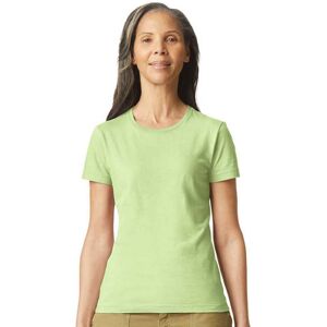 (16 UK, Pistachio) Gildan Womens/Ladies Softstyle Plain Ringspun Cotton Fitted T (16 UK, Pistachio) Gildan Womens/Ladies Softstyle Plain Ringspun Cotton Fitted T