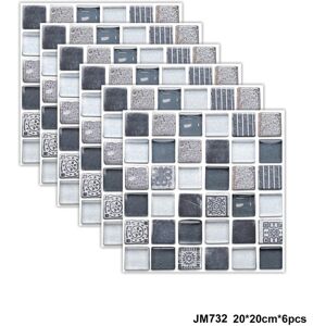 Unbranded (732, 20*20 cm per table, 6 pieces of 6 pieces) Sanitary Ware Bathroom Waterproo Unbranded (732, 20*20 cm per table, 6 pieces of 6 pieces) Sanitary Ware Bathroom Waterproo