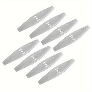CLOSKYE (8pcs Straight Blades) Battery-Powered Brush Cutter Replacement Blades, Pack of CLOSKYE (8pcs Straight Blades) Battery-Powered Brush Cutter Replacement Blades, Pack of