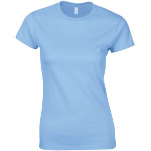 (16 UK, Light Blue) Gildan Womens/Ladies Softstyle Plain Ringspun Cotton Fitted (16 UK, Light Blue) Gildan Womens/Ladies Softstyle Plain Ringspun Cotton Fitted