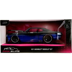 Jada Pink Slips 1/24 w/Base - 1971 Chevy Chevelle SS Glossy Blue/Black Gradient Jada Pink Slips 1/24 w/Base - 1971 Chevy Chevelle SS Glossy Blue/Black Gradient
