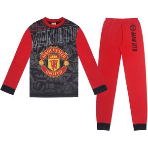 Manchester United Boys Pyjamas Long Sublimation Kids OFFICIAL Football Gift Manchester United Boys Pyjamas Long Sublimation Kids OFFICIAL Football Gift