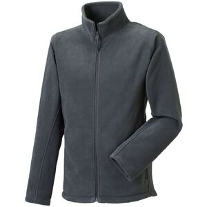 (XS, Convoy Grey) Russell Mens Outdoor Full Zip Fleece Jacket (XS, Convoy Grey) Russell Mens Outdoor Full Zip Fleece Jacket