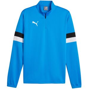 (S, Blue) Puma Mens TeamRISE Quarter Zip Top (S, Blue) Puma Mens TeamRISE Quarter Zip Top