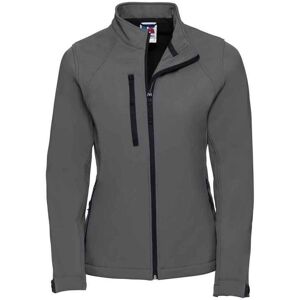 (S, Titanium) Russell Womens/Ladies 3 Layer Soft Shell Jacket (S, Titanium) Russell Womens/Ladies 3 Layer Soft Shell Jacket