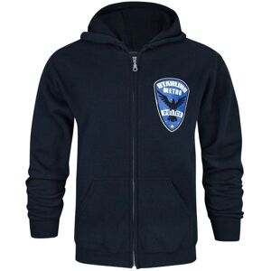 (M, Blue) DC Comics Mens Arrow Starling City Metro Police Full Zip Hoodie (M, Blue) DC Comics Mens Arrow Starling City Metro Police Full Zip Hoodie