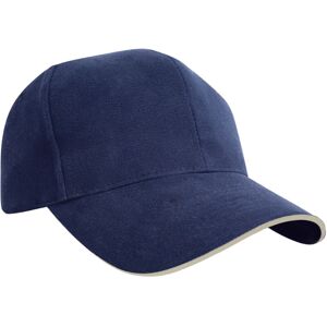 (One Size, Navy/Natural) Result Headwear Pro Style Heavy Cotton Sandwich Peak Ba (One Size, Navy/Natural) Result Headwear Pro Style Heavy Cotton Sandwich Peak Ba