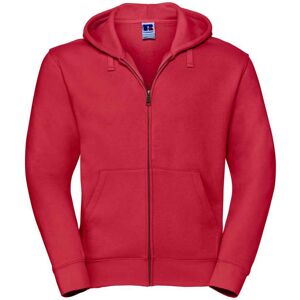 (XS, Classic Red) Russell Mens Authentic Hooded Sweatshirt (XS, Classic Red) Russell Mens Authentic Hooded Sweatshirt
