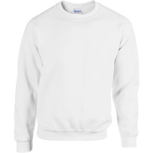 (XXL, White) Gildan Unisex Adult Heavy Blend Crew Neck Sweatshirt (XXL, White) Gildan Unisex Adult Heavy Blend Crew Neck Sweatshirt