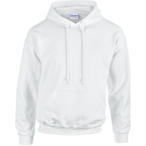 (L, White) Gildan Mens Heavy Blend Hoodie (L, White) Gildan Mens Heavy Blend Hoodie