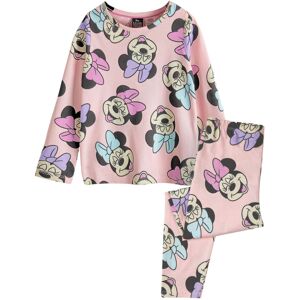 (7-8 Years, Pink) Disney Girls Minnie Mouse All-Over Print Long Pyjama Set (7-8 Years, Pink) Disney Girls Minnie Mouse All-Over Print Long Pyjama Set