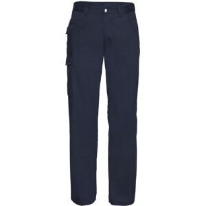 (30L, French Navy) Russell Mens Polycotton Work Trousers (30L, French Navy) Russell Mens Polycotton Work Trousers