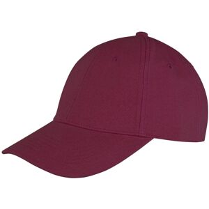 (One Size, Burgundy) Result Headwear Memphis 6 Panel Brushed Cotton Low Profile (One Size, Burgundy) Result Headwear Memphis 6 Panel Brushed Cotton Low Profile