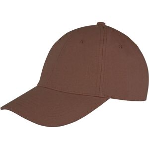 (One Size, Chocolate Brown) Result Headwear Memphis 6 Panel Brushed Cotton Low P (One Size, Chocolate Brown) Result Headwear Memphis 6 Panel Brushed Cotton Low P
